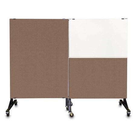 Sliding Door Indoor Enclosed Corkboard,4